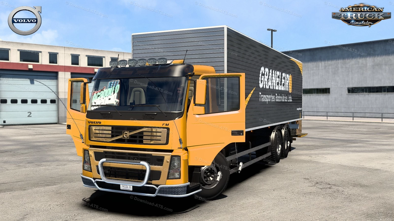 Volvo FM Delivery With Load Animation v1.2 (1.47.x) for ATS