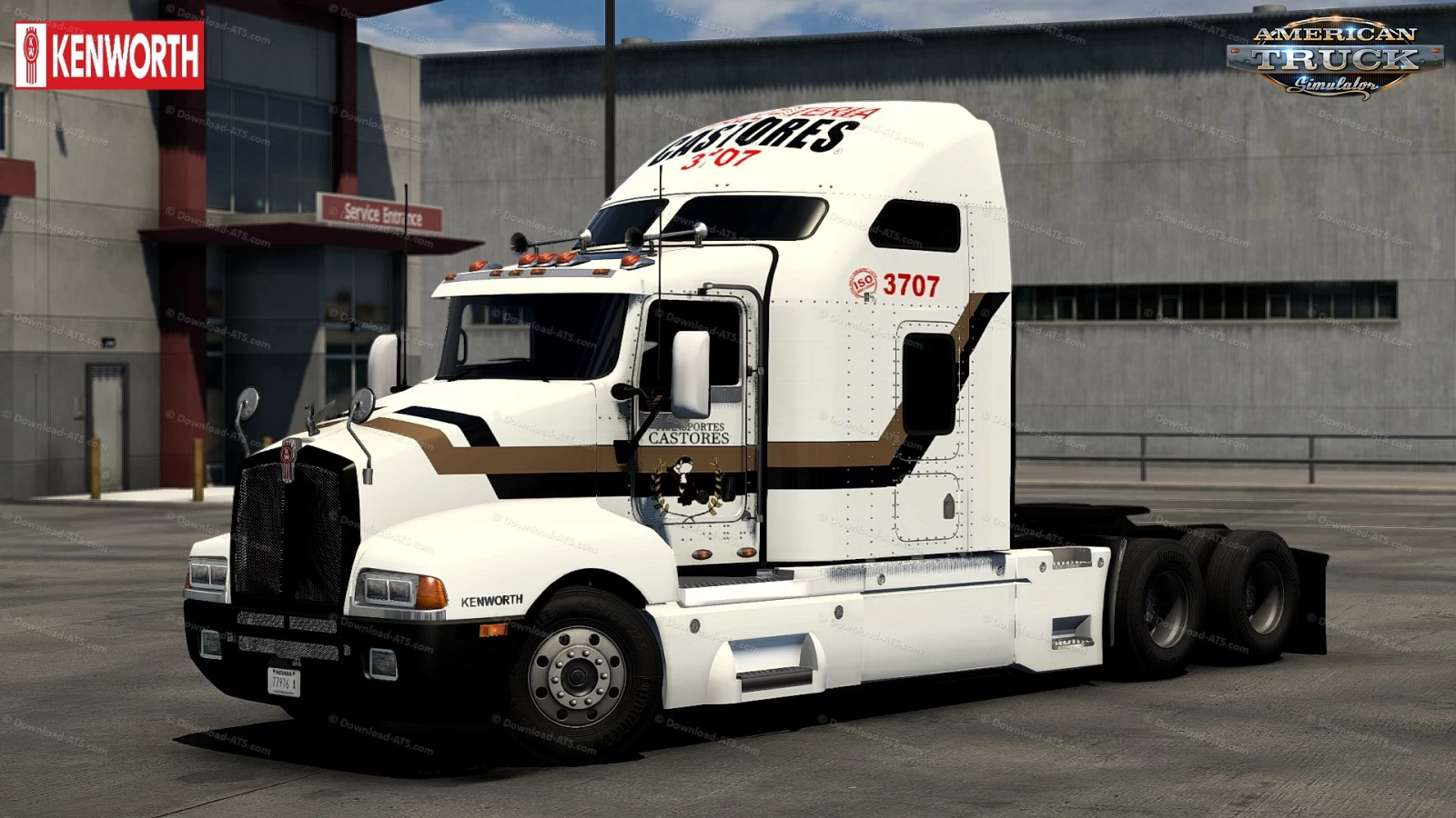 Kenworth T600 Edit Truck v1.0 By FASTER CGO (1.43.x) for ATS