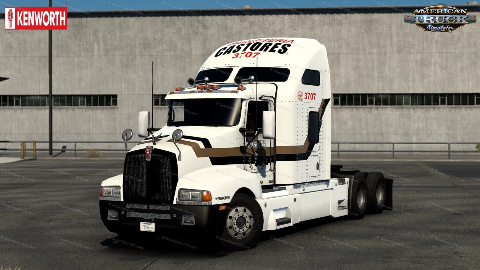 Kenworth T600 Edit Truck v1.0 By FASTER CGO (1.43.x) for ATS