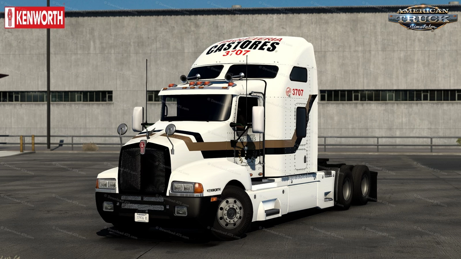 Kenworth T600 Edit Truck v1.2 By FASTER CGO (1.45.x) for ATS