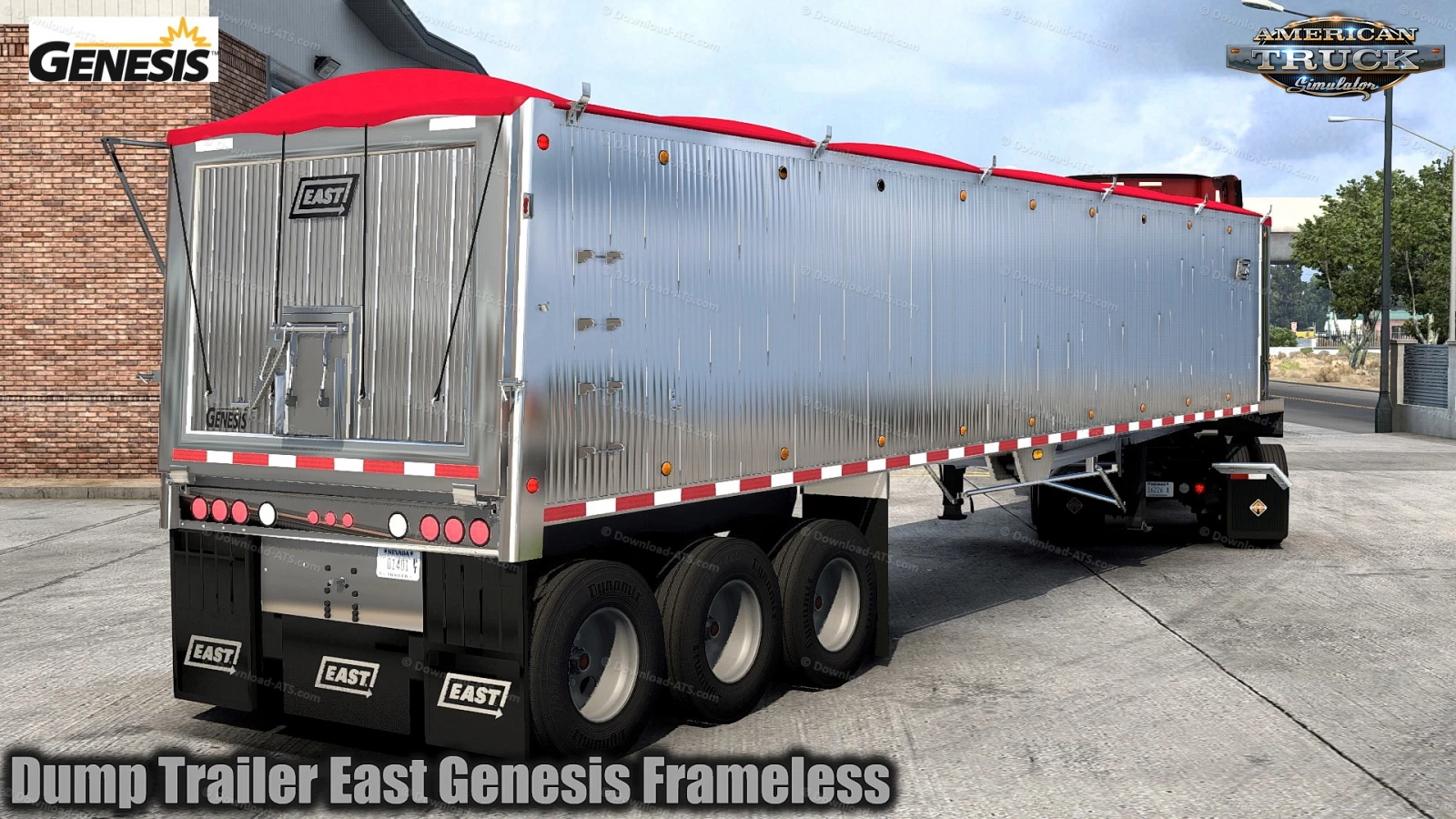 Dump Trailer East Genesis Frameless v1.44a (1.49.x) for ATS