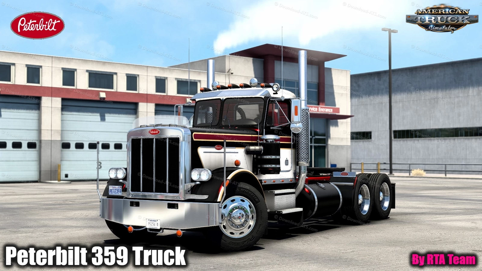 Peterbilt 359 + Interior v1.4 by RTA Team (1.43.x) for ATS