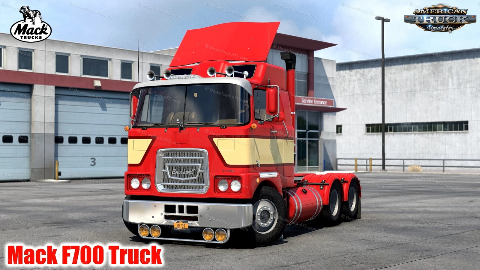 Mack F700 Truck + Interior v1.2.5 (1.51.x) for ATS