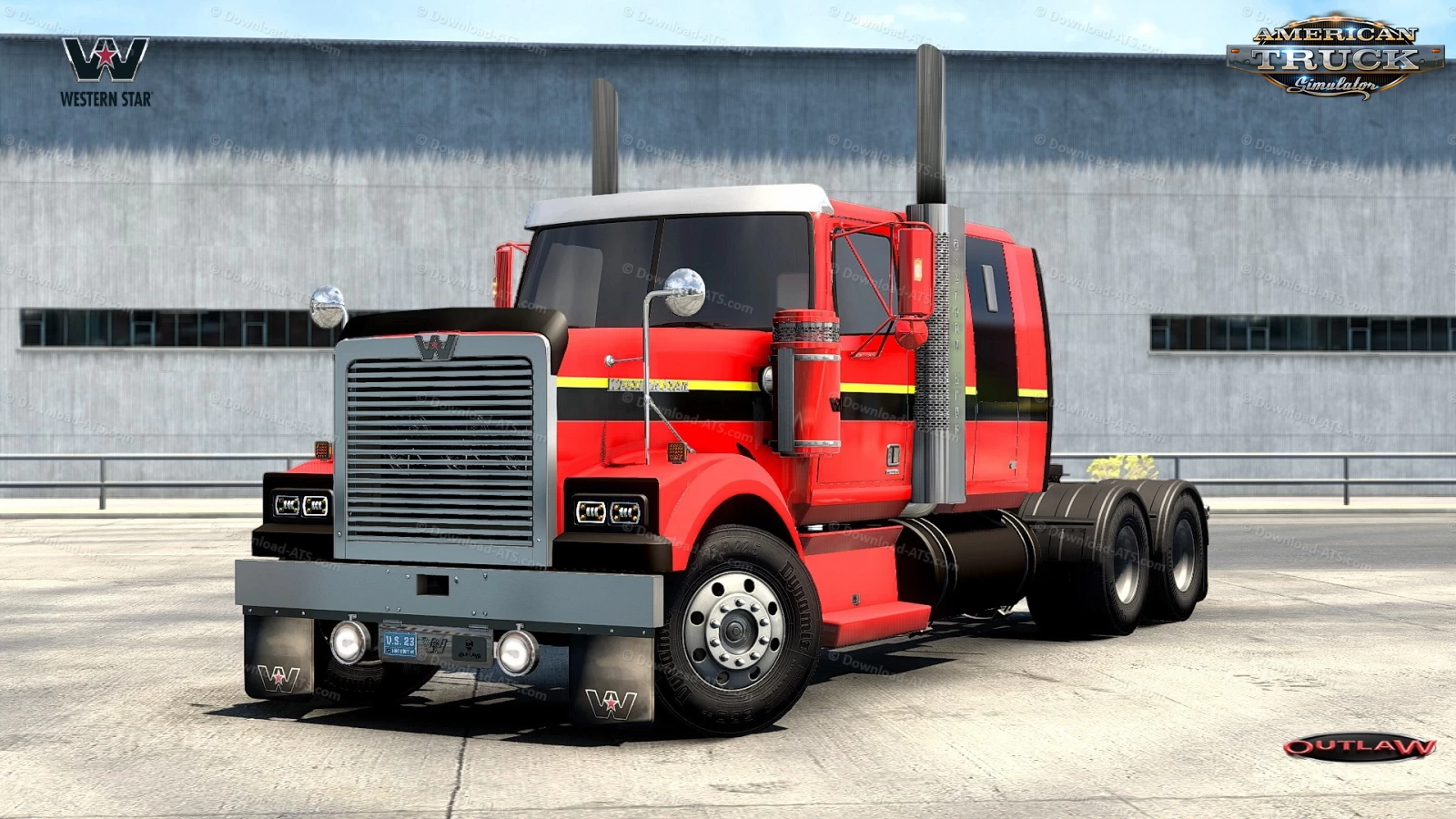 Western Star 4900 EX Truck v1.08 By Outlaw (1.43.x) for ATS