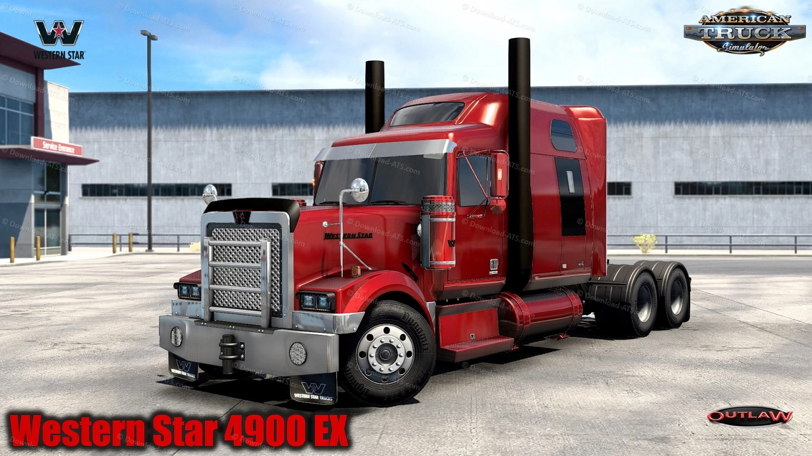 Western Star 4900 EX Truck v1.1 By Outlaw (1.50.x) for ATS