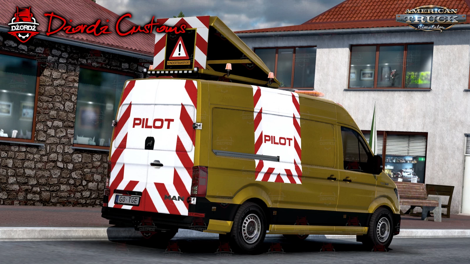 MAN TGE 3.140 + Interior v1.0.2 (1.49.x) for ATS