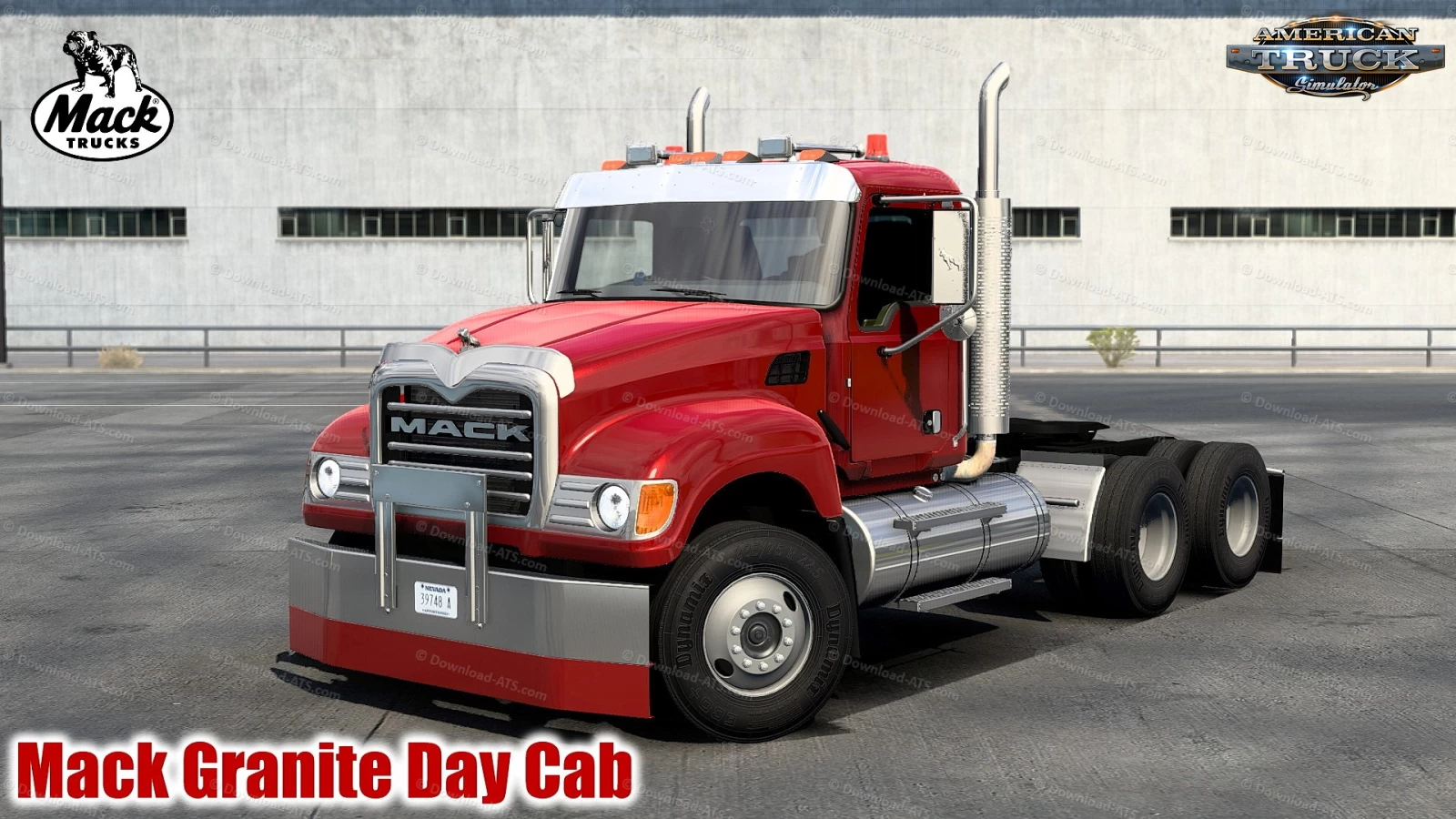 Mack Granite Day Cab Truck v1.2 (1.43.x) for ATS