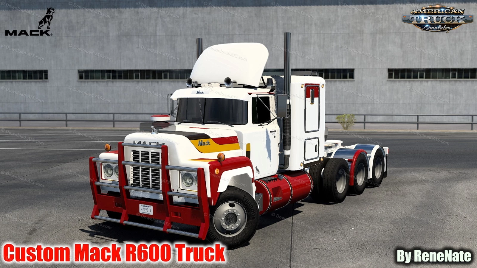 Custom Mack R600 Truck v1.3 By ReneNate (1.47.x) for ATS