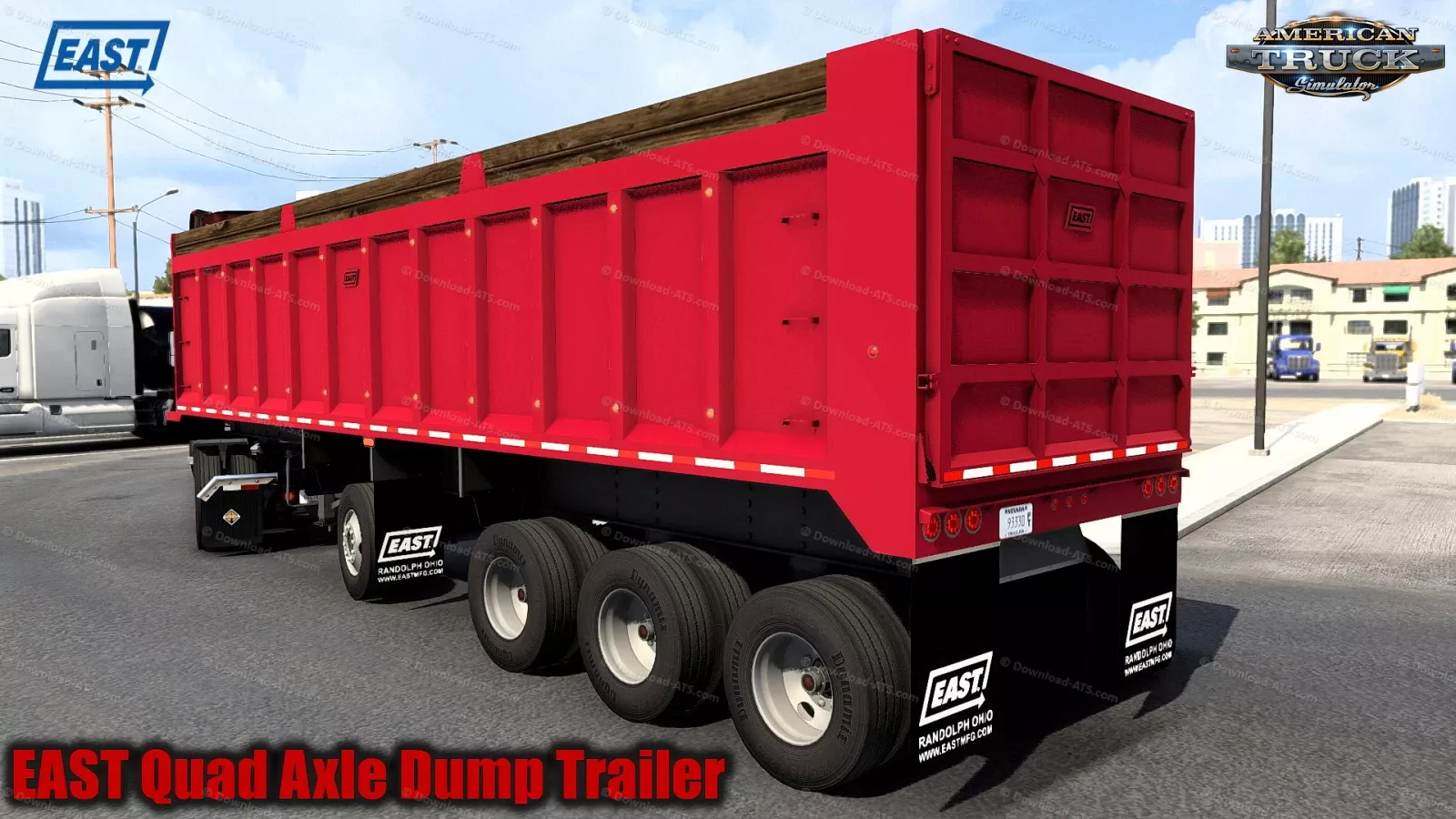 EAST Quad Axle Dump Trailer v2.4 (1.49.x) for ATS