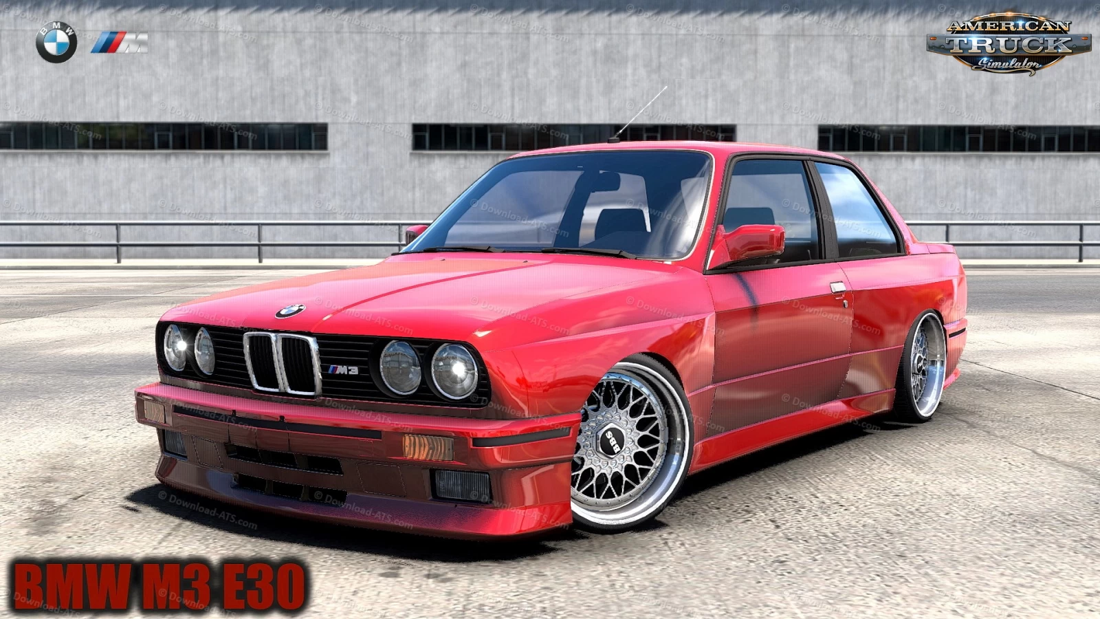 BMW M3 E30 + Interior v1.7 (1.53.x) for ATS