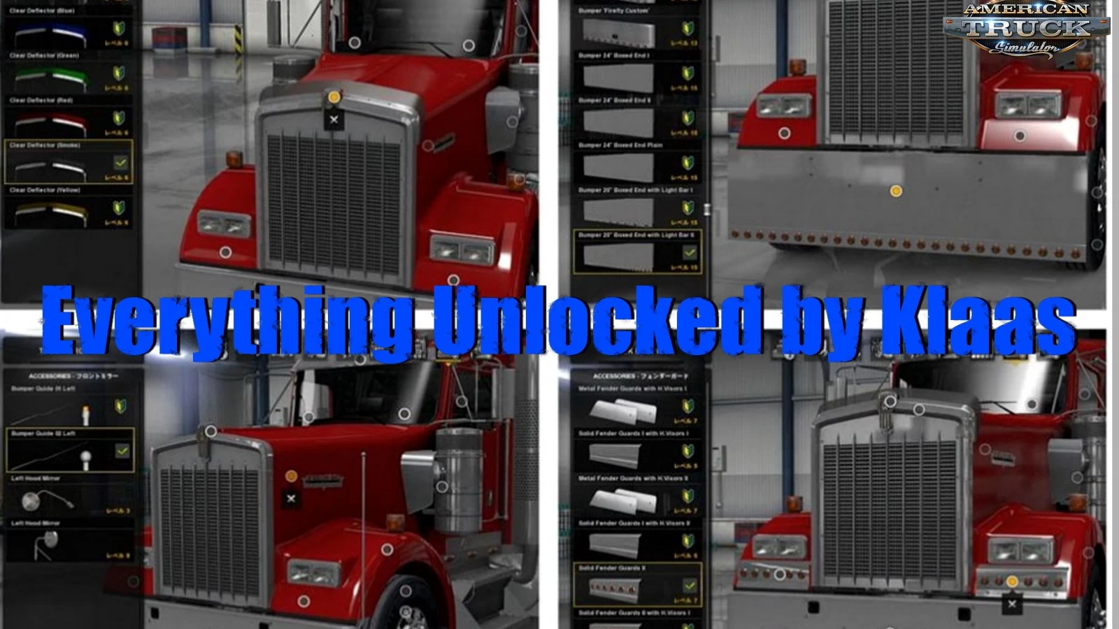 Everything Unlocked v2.0 by Klaas (1.43.x) for ATS