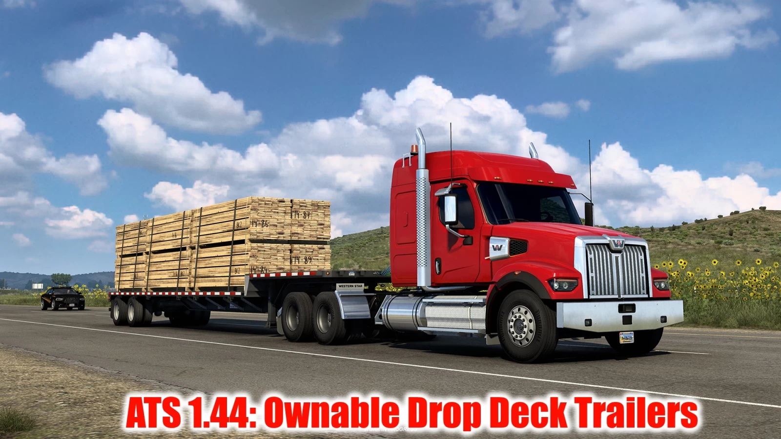 ATS Update 1.44: Ownable Drop Deck Trailers