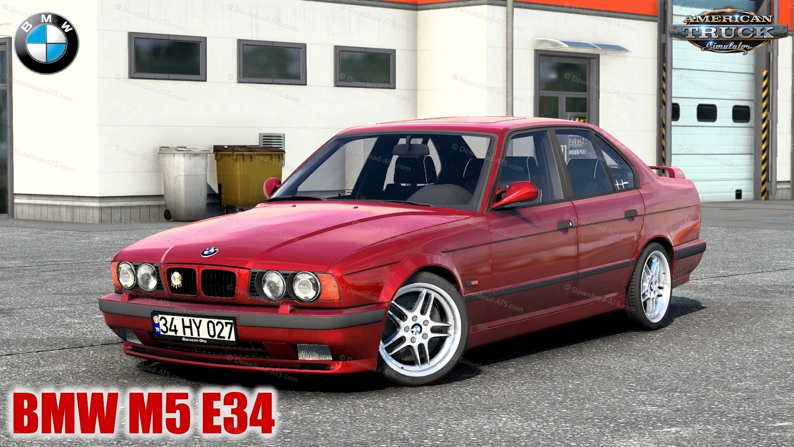 BMW M5 E34 + Interior v1.4 (1.46.x) for ATS