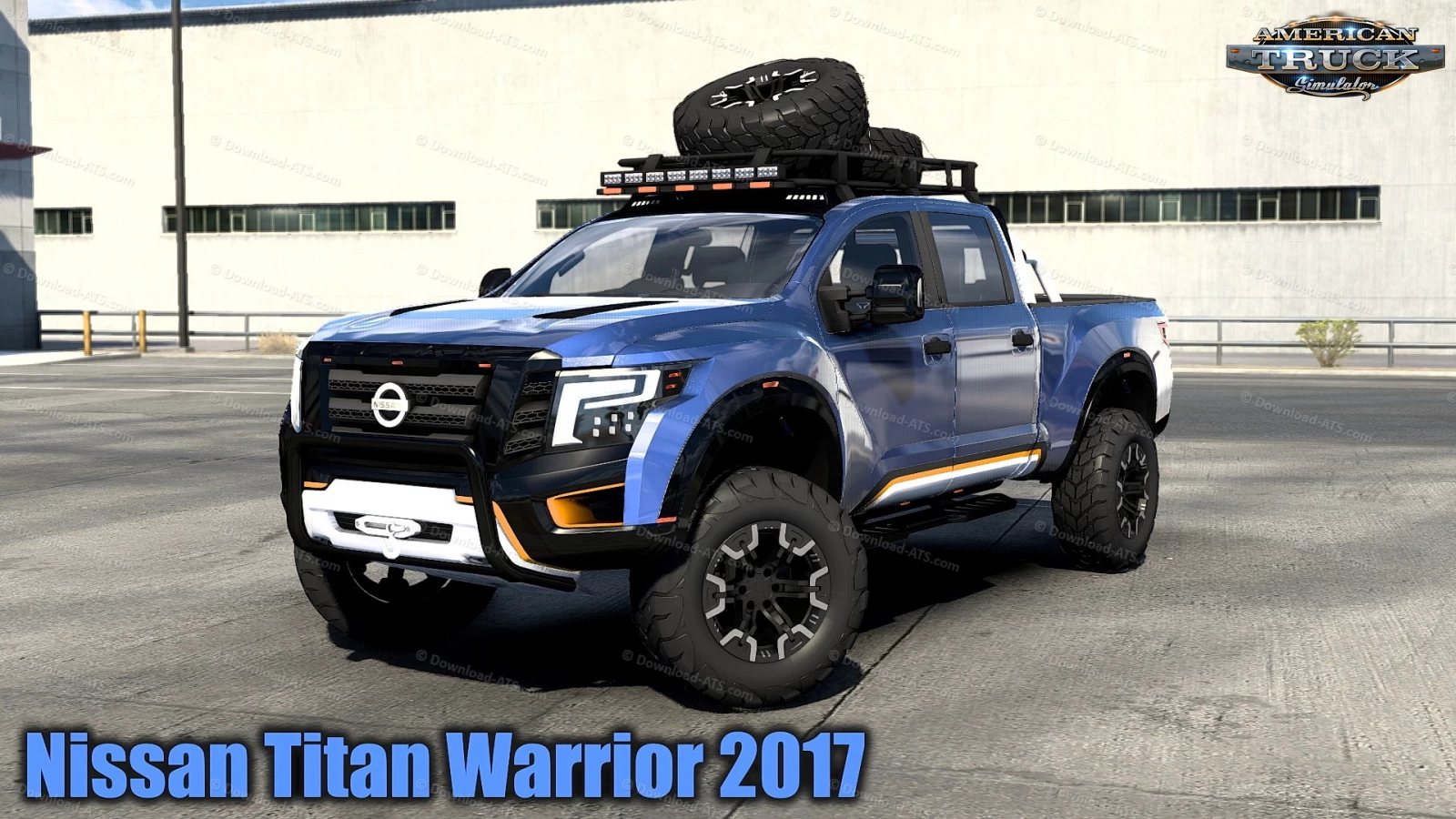 Nissan Titan Warrior 2017 + Interior v1.7 (1.53.x) for ATS