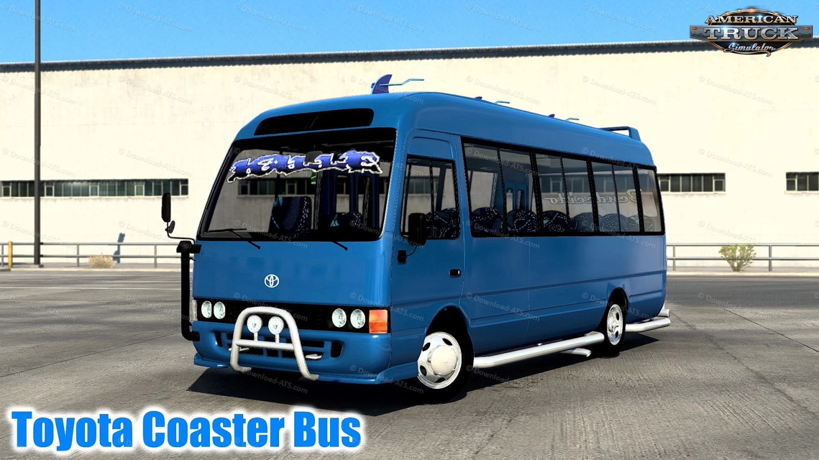 Toyota Coaster Bus + Interior v1.0 (1.43.x) for ATS