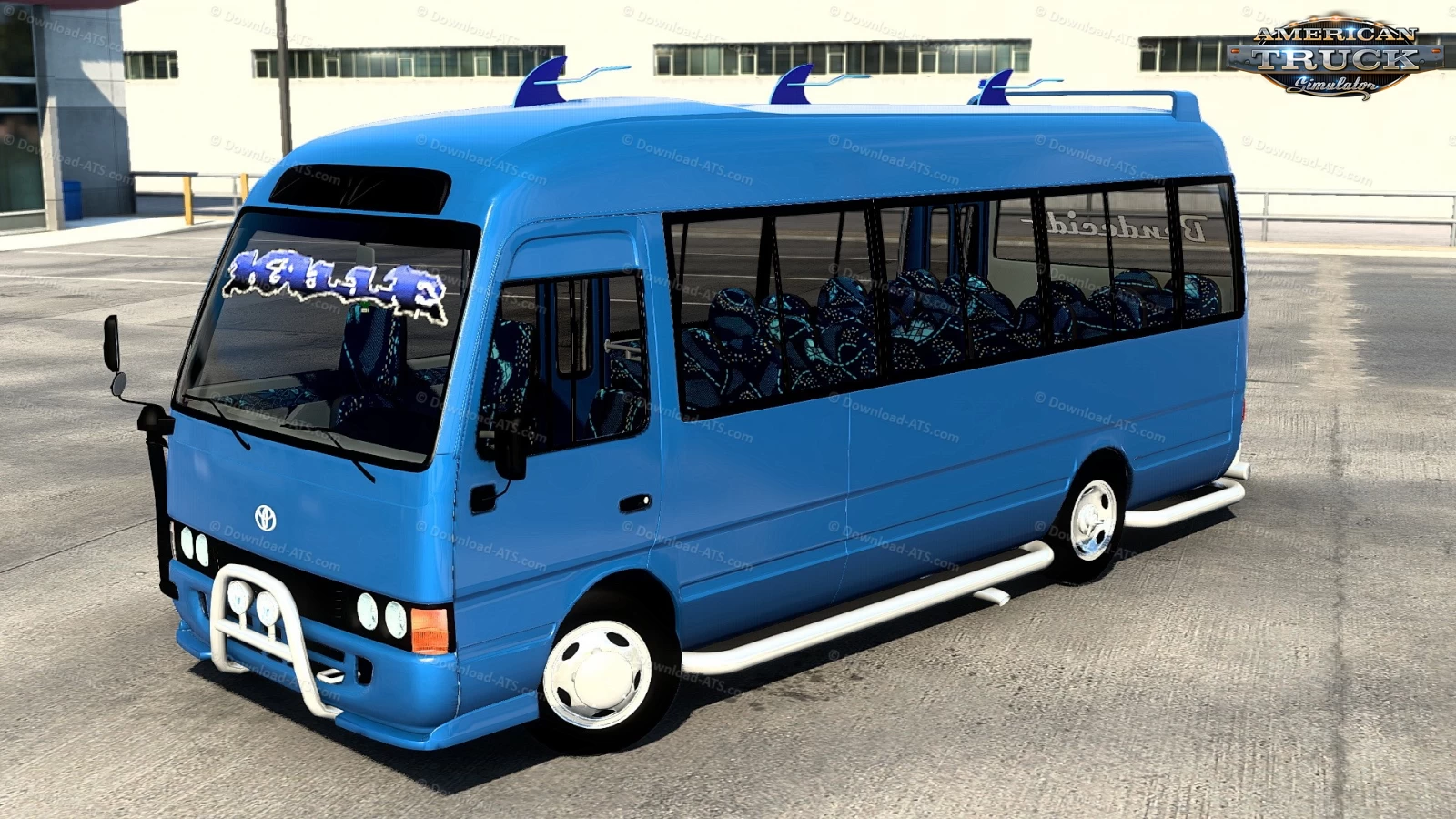 Toyota Coaster Bus + Interior v1.0 (1.43.x) for ATS