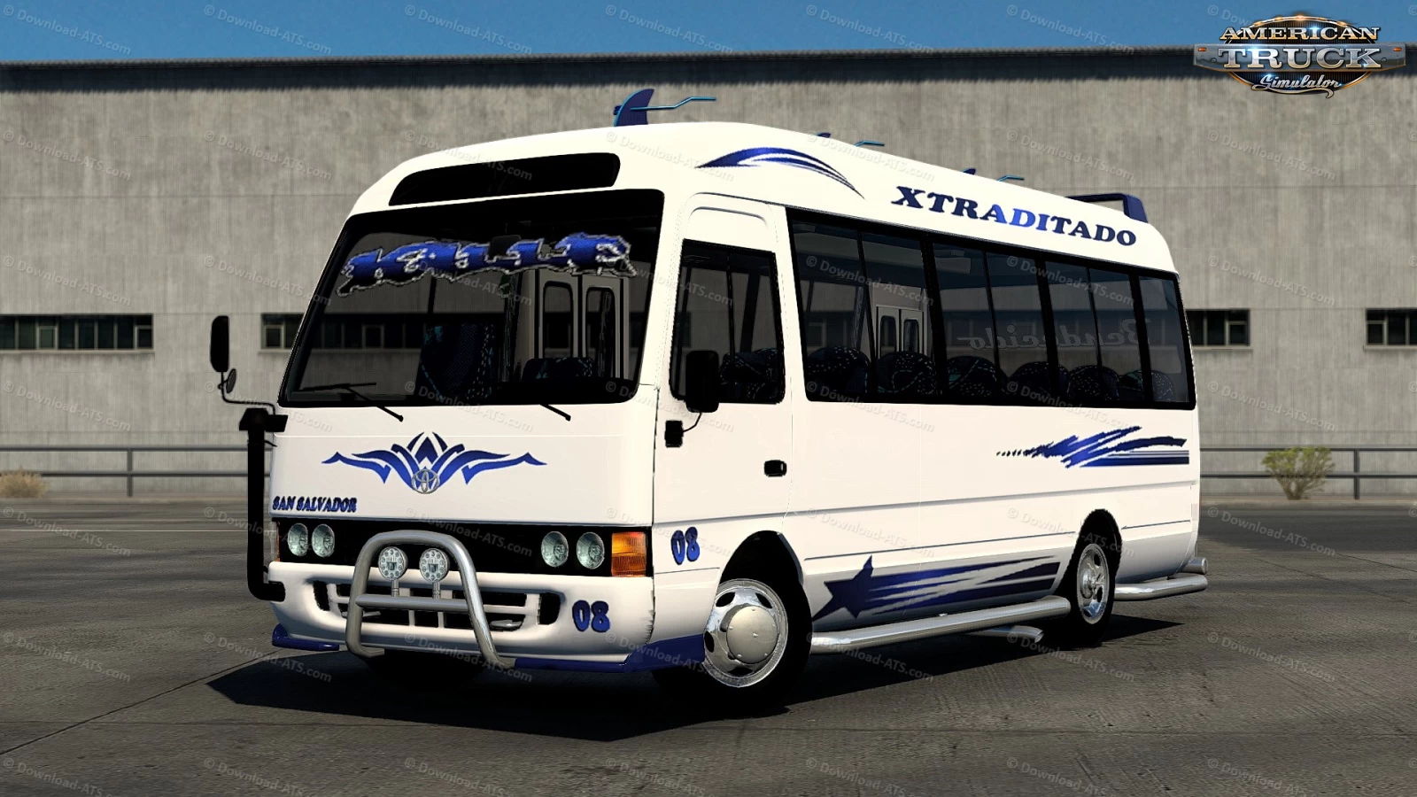 Toyota Coaster Bus + Interior v1.0 (1.43.x) for ATS