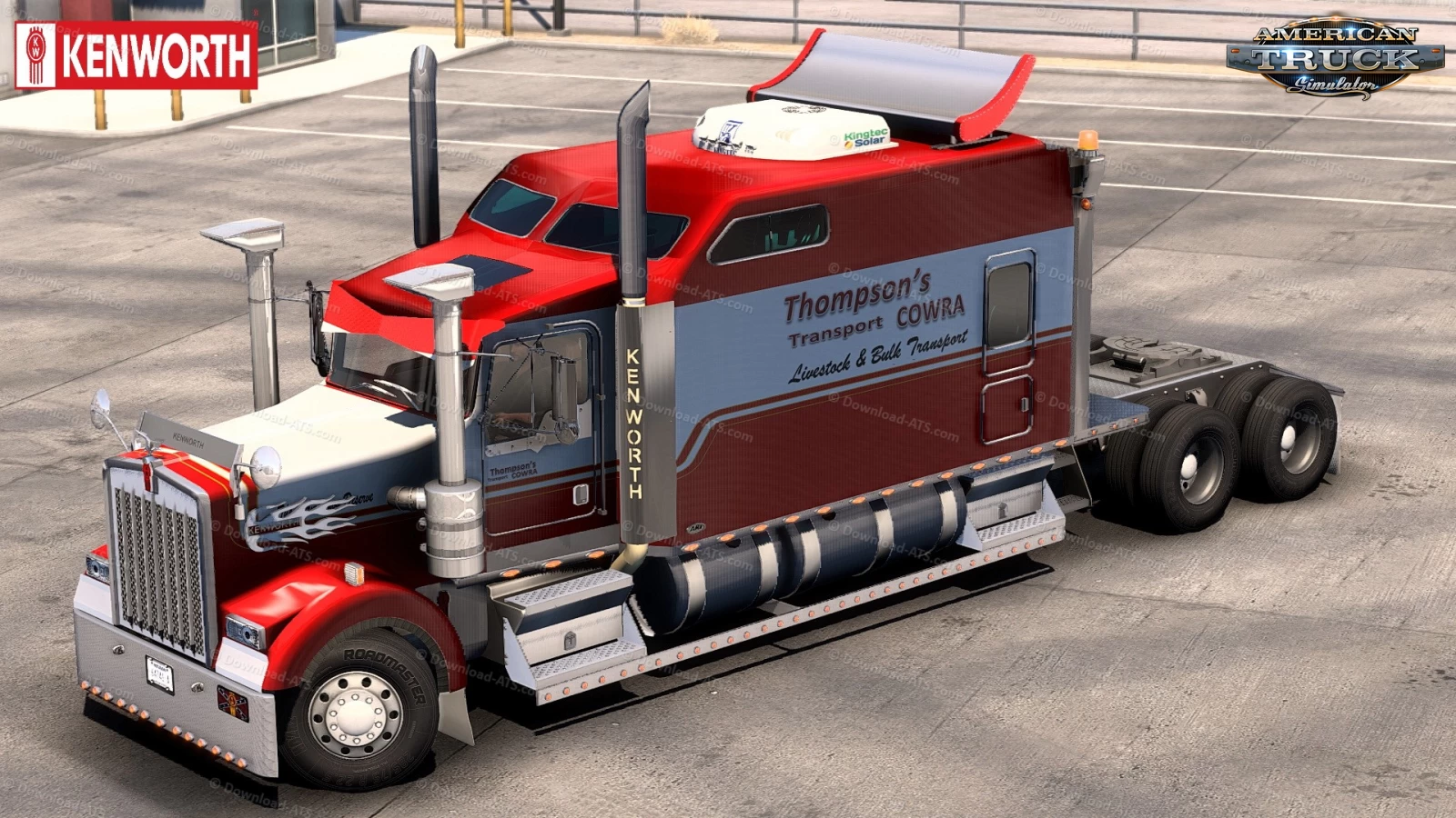 Kenworth W900L Long Edition Truck v1.0 (1.43.x) for ATS