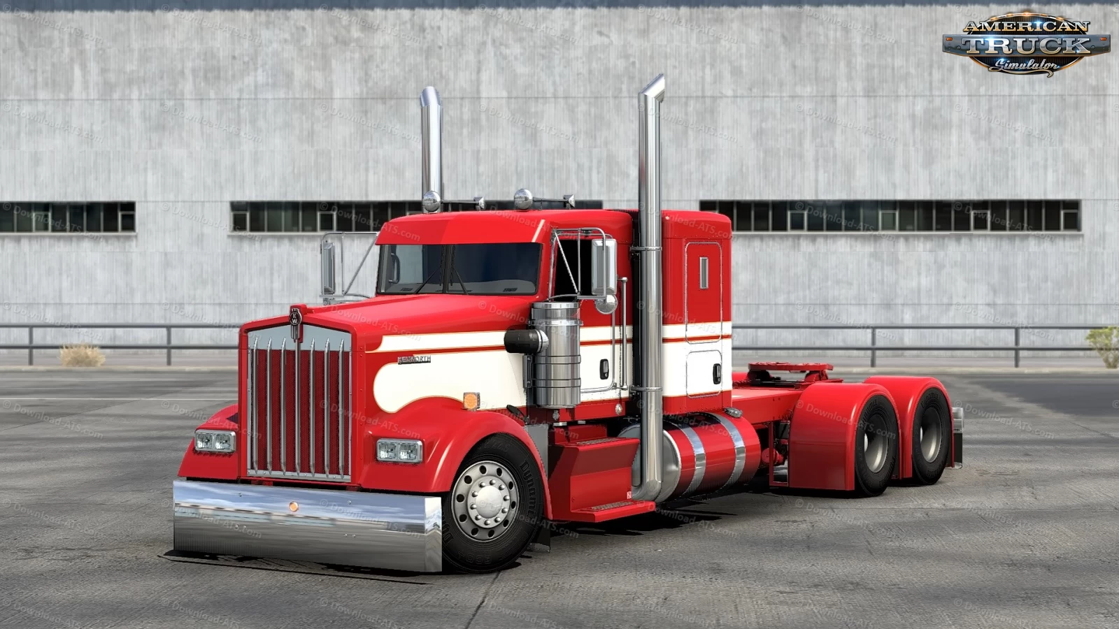 Kenworth W900 Flatglass Truck v1.0 (1.43.x) for ATS