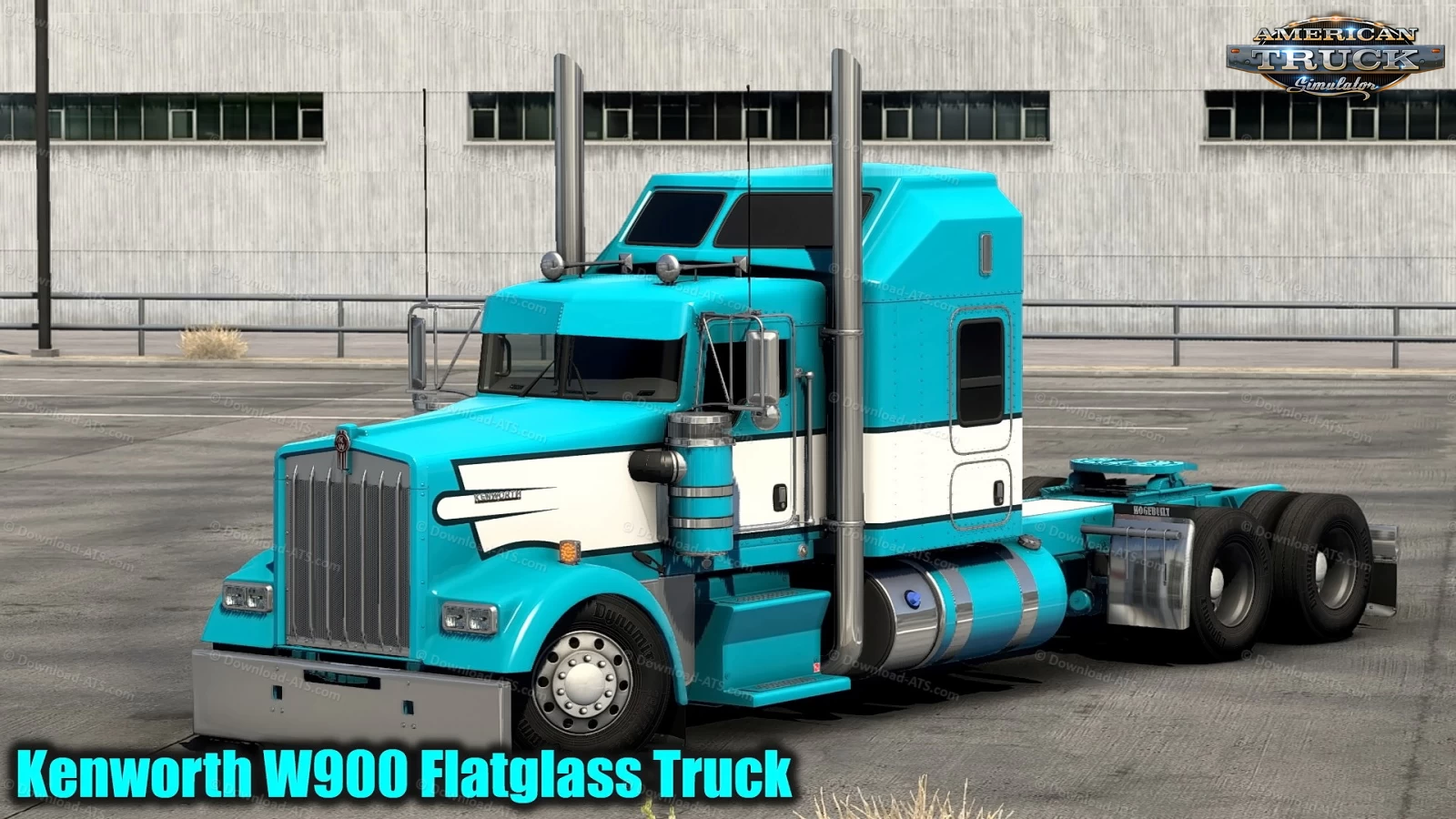 Kenworth W900 Flatglass Truck v1.0 (1.43.x) for ATS