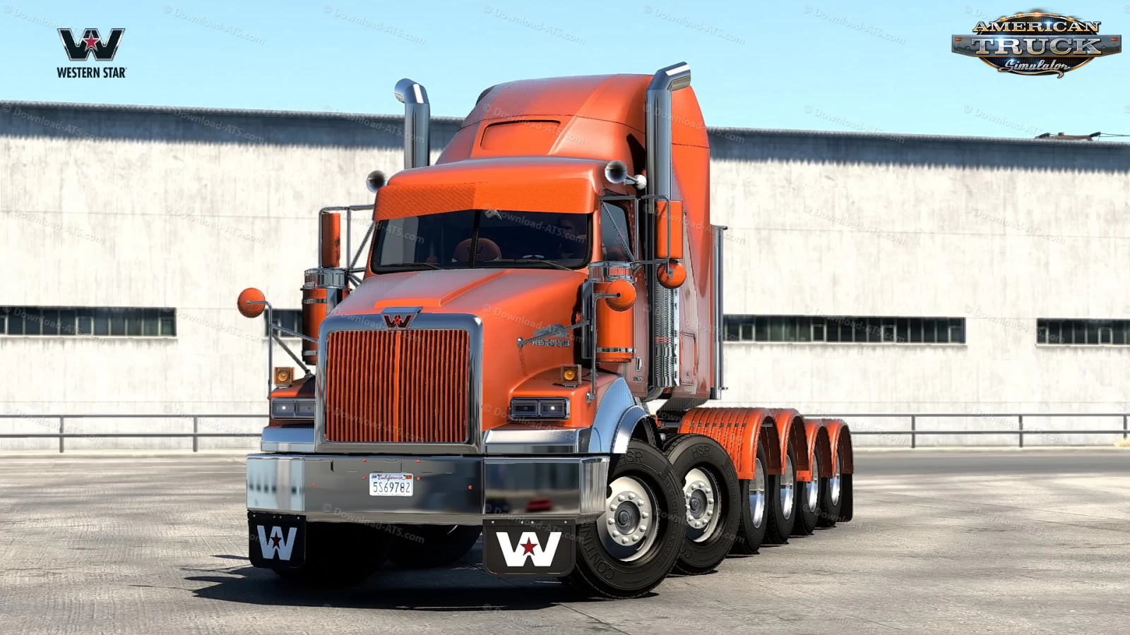 Western Star 4800 SB Custom v1.3 By ReneNate (1.48.x) for ATS