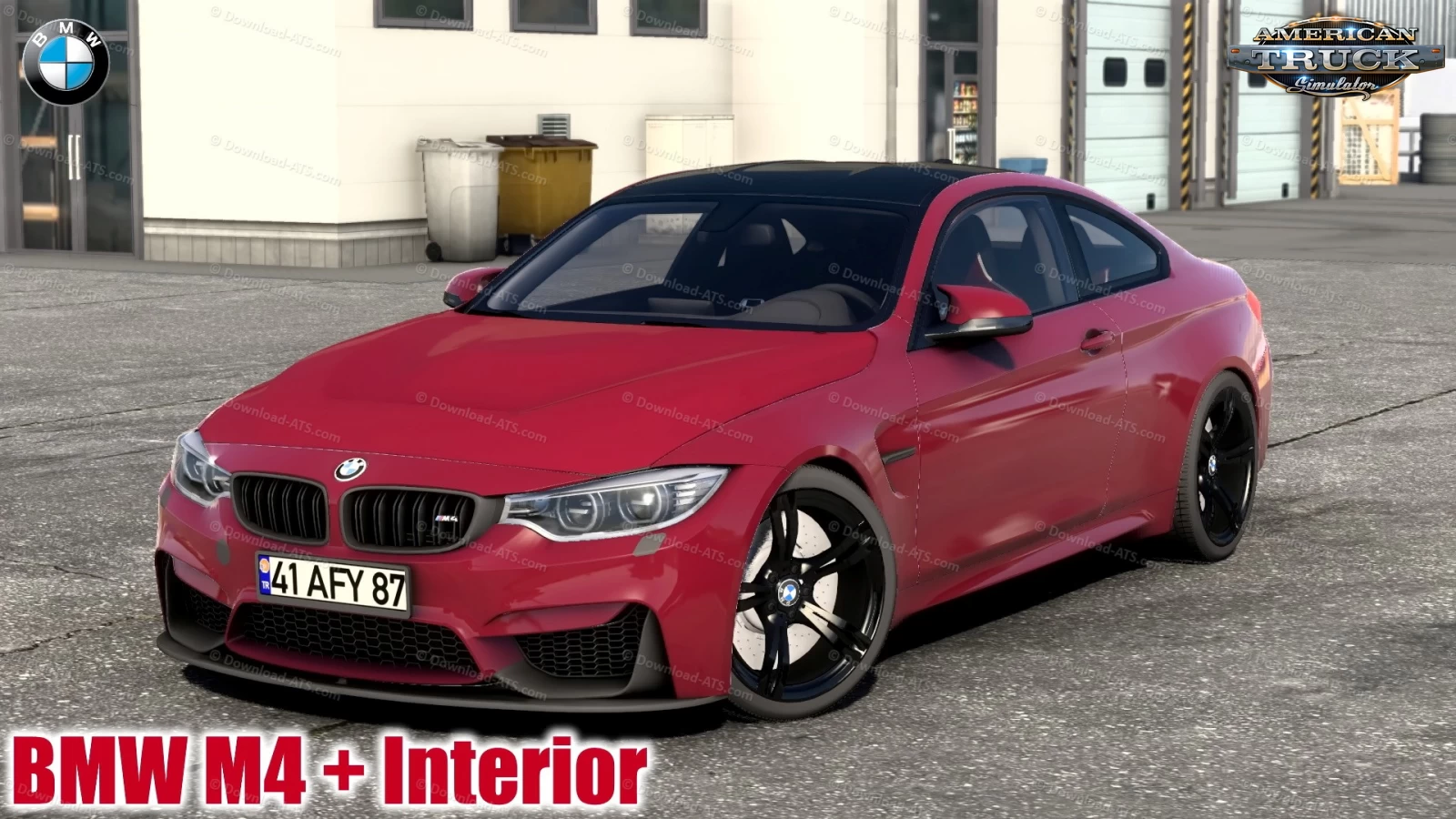 BMW M4 2017 + Interior v2.0 (1.43.x) for ATS