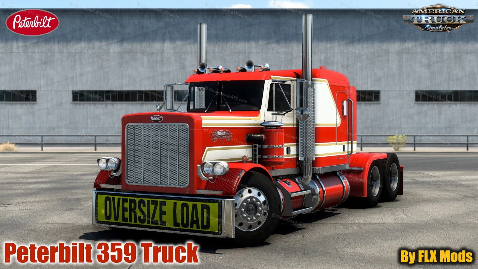 Peterbilt 359 Truck v1.3 By FLX Mods (1.52.x) for ATS