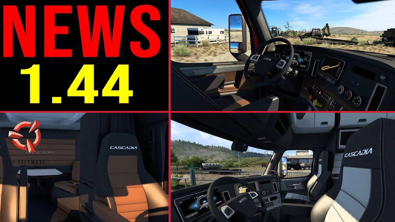 Patch 1.44: MY2022 Freightliner Cascadia Update for ATS