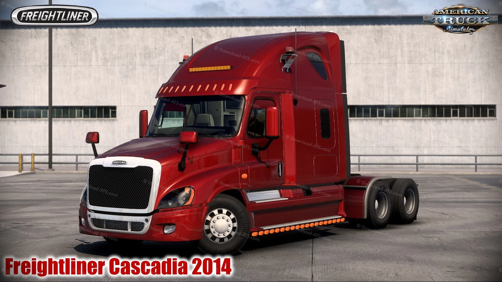 Freightliner Cascadia 2014 v1.0 By Oscaresv (1.43.x) for ATS