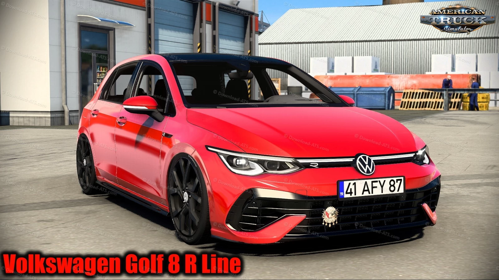 Volkswagen Golf 8 R Line + Interior v1.7 (1.51.x) for ATS