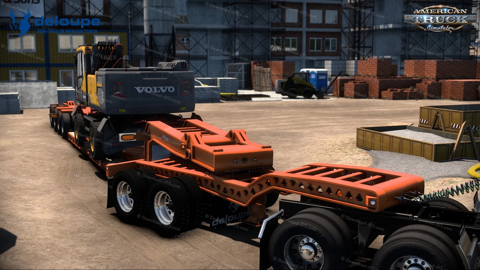 Corby Deloupe Lowboy Trailer v2.0 (1.43.x) for ATS