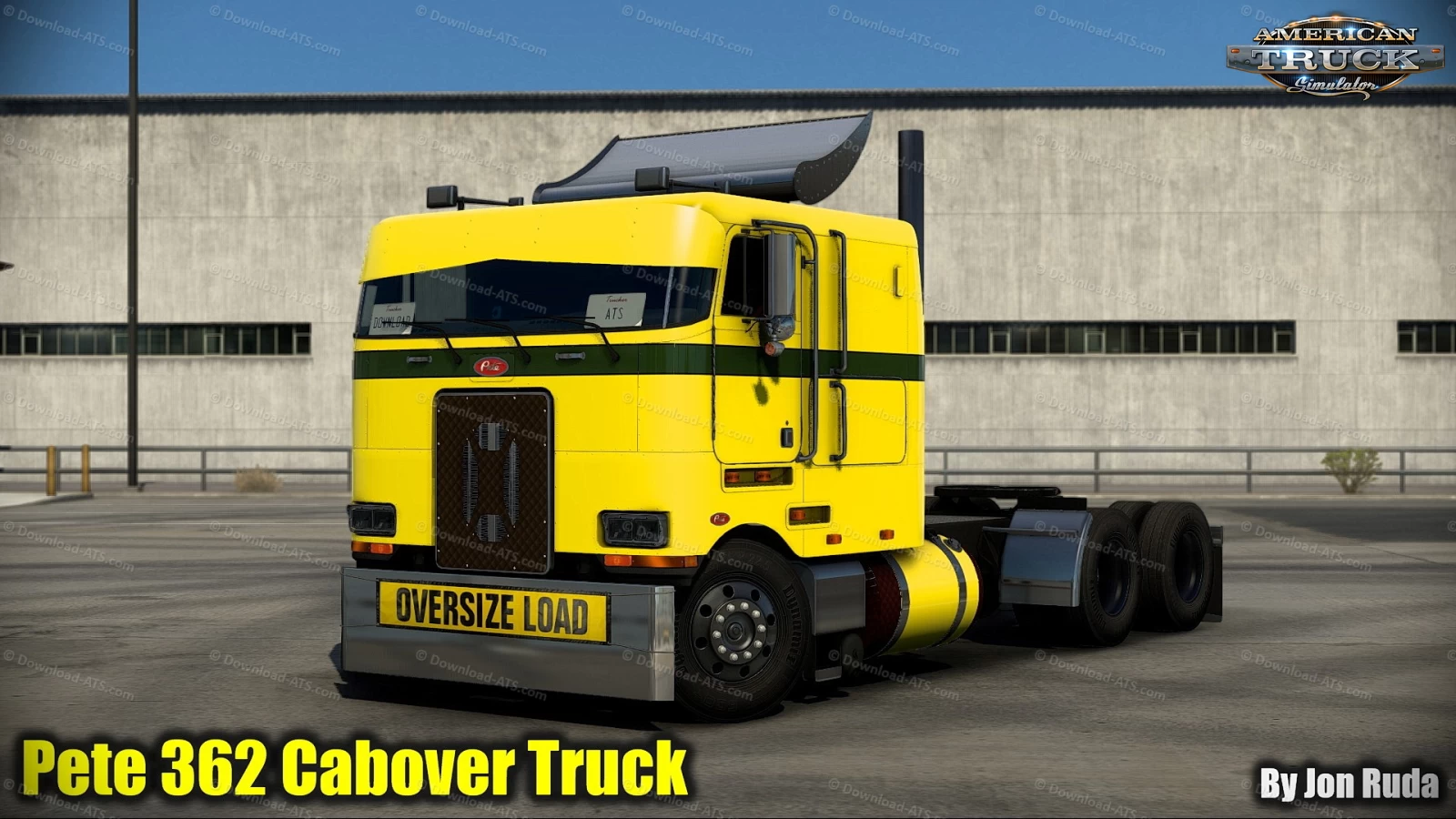 Pete 362 Cabover Truck v1.0 By Jon Ruda (1.43.x) for ATS