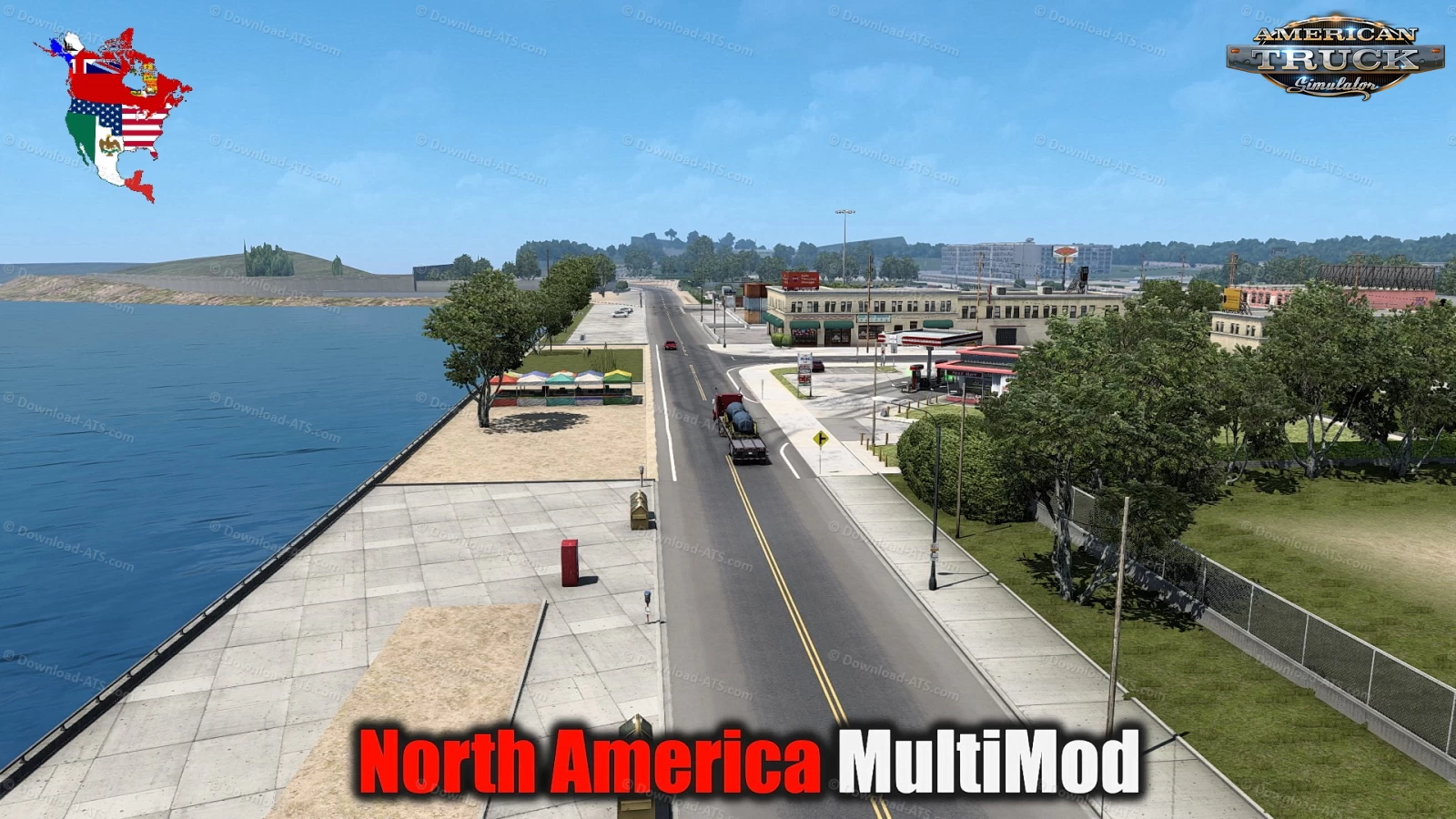 North America MultiMod v1.8c By K-DOG (1.46.x) for ATS