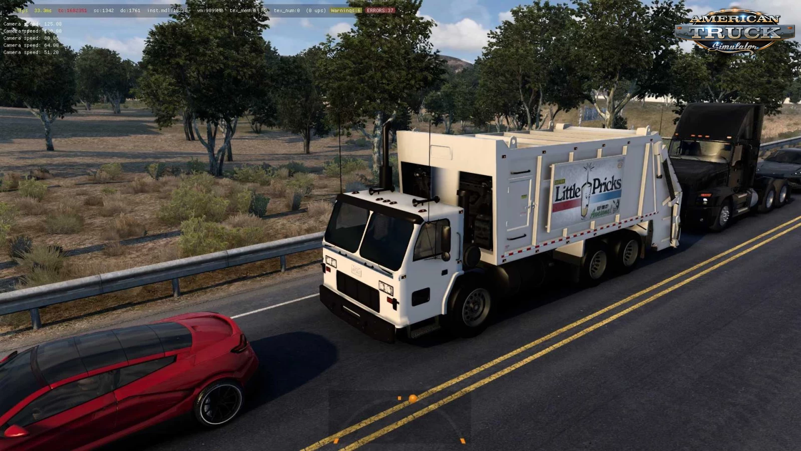 GTA V Truck & Bus Traffic Pack v2.0 (1.43.x) for ATS