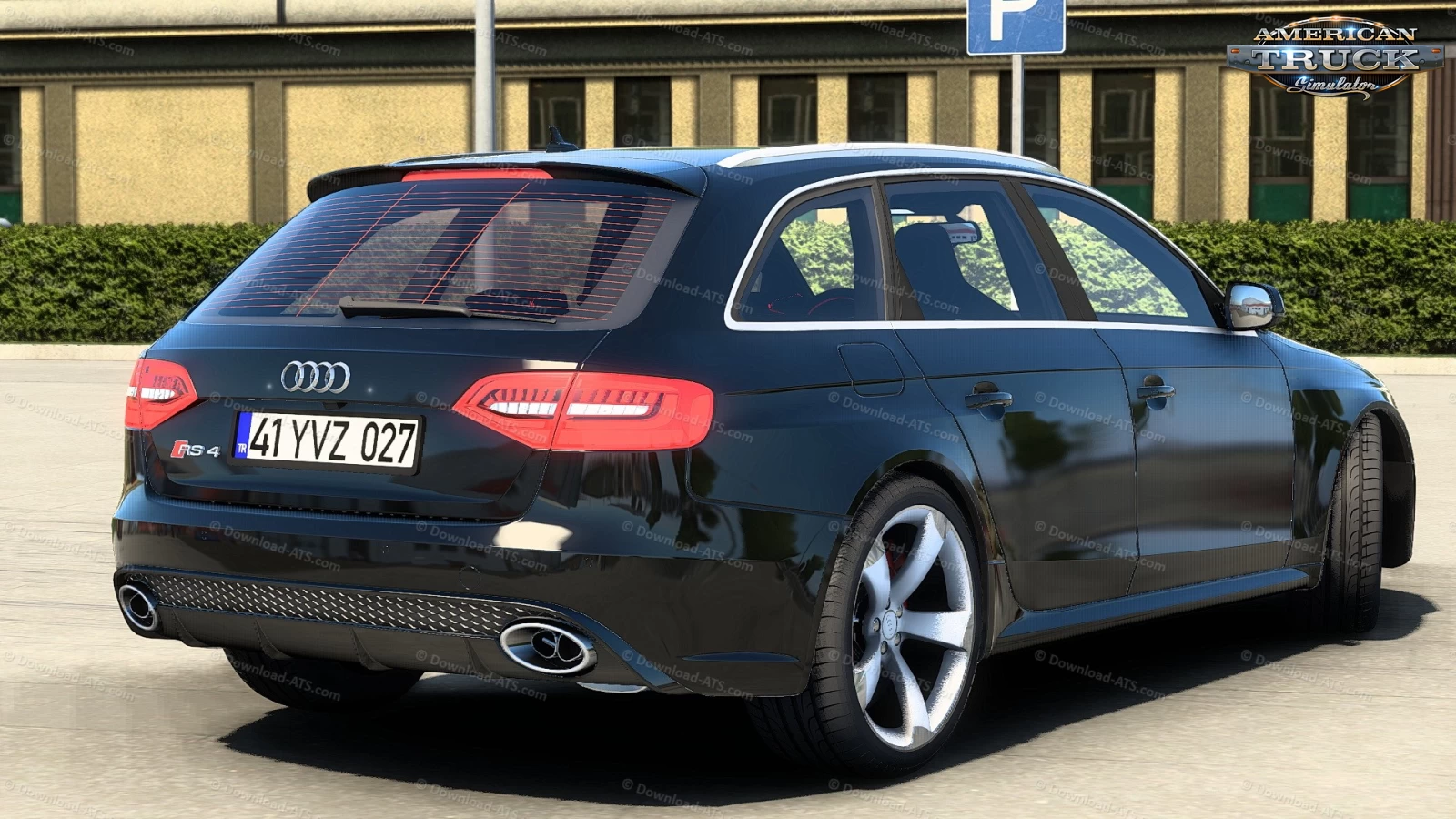 Audi RS4 Avant 2013 + Interior v1.1 (1.45.x) for ATS