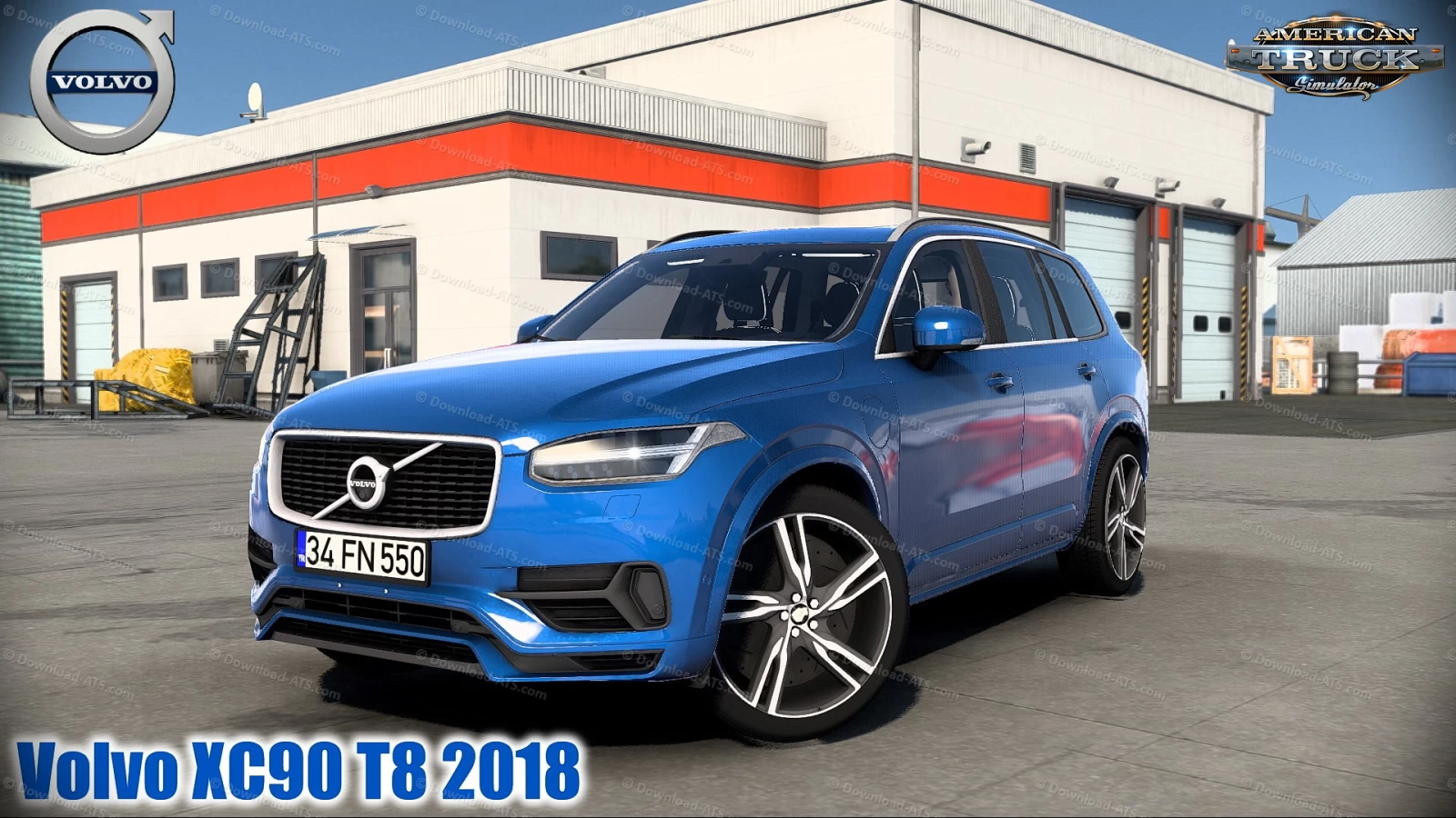 Volvo XC90 T8 2018 + Interior v5.2.1 (1.48.x) for ATS