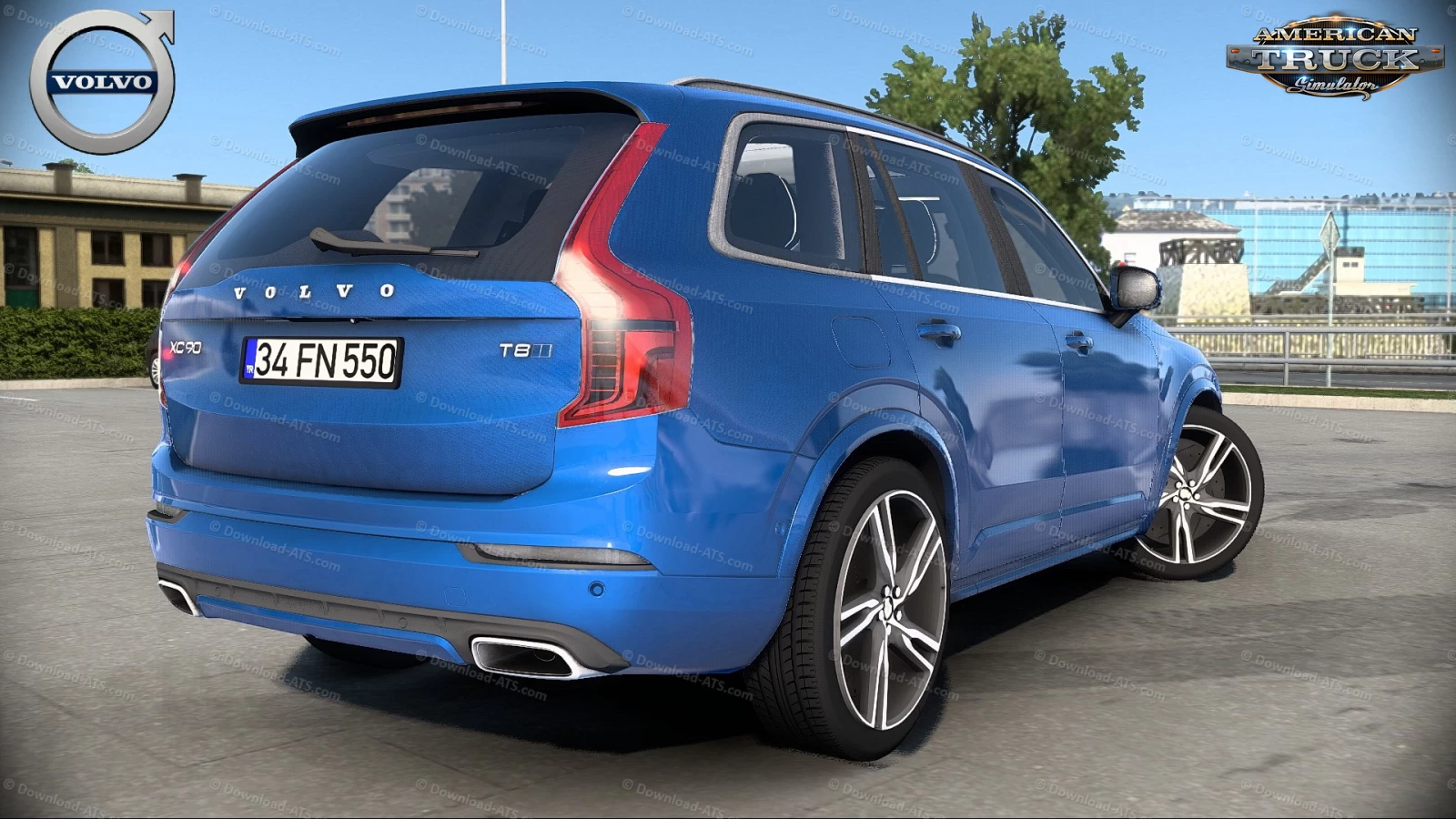 Volvo XC90 T8 2018 + Interior v5.7 (1.54.x) for ATS