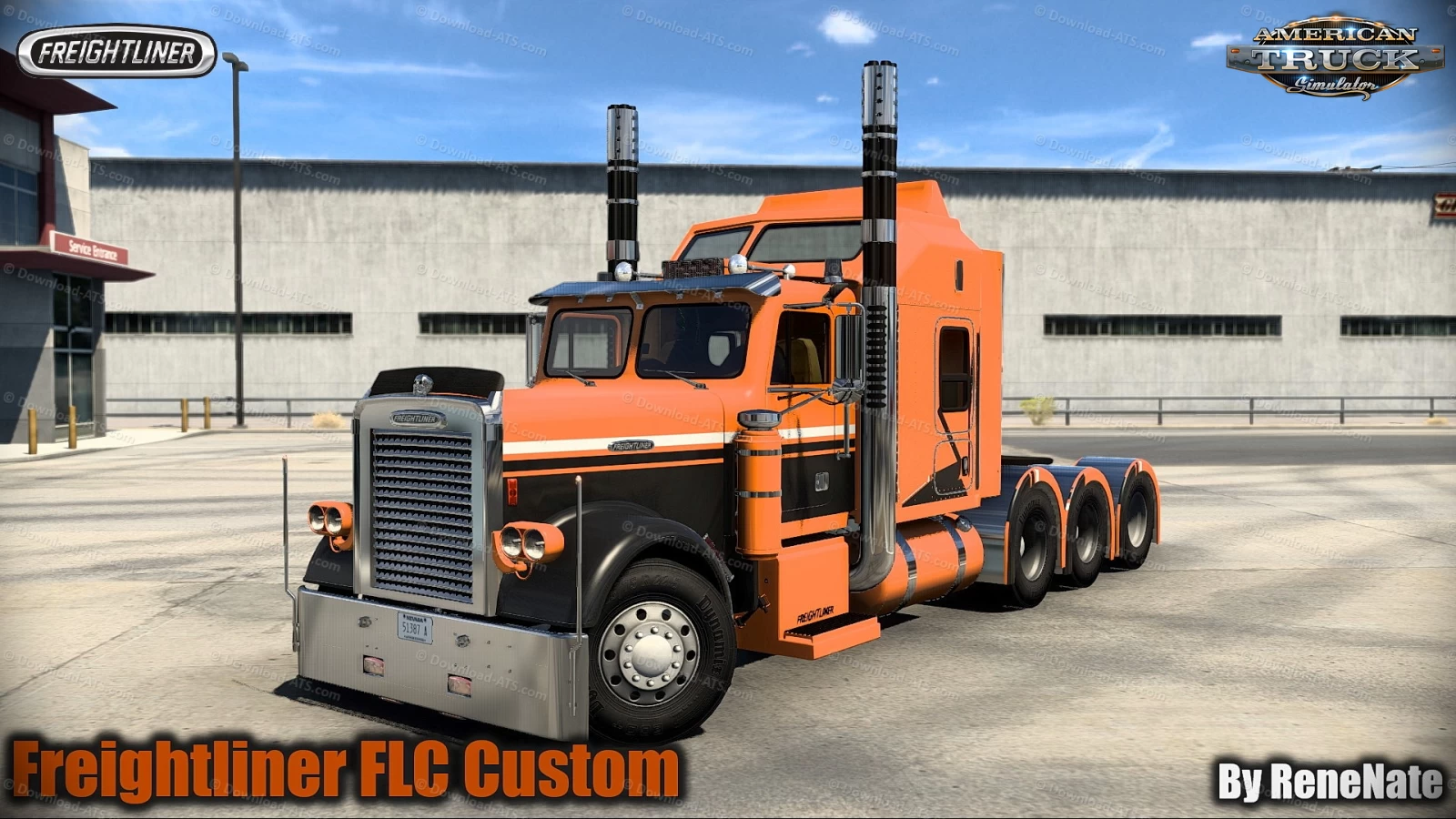 Freightliner FLC Custom v1.3 by ReneNate (1.48.x) for ATS