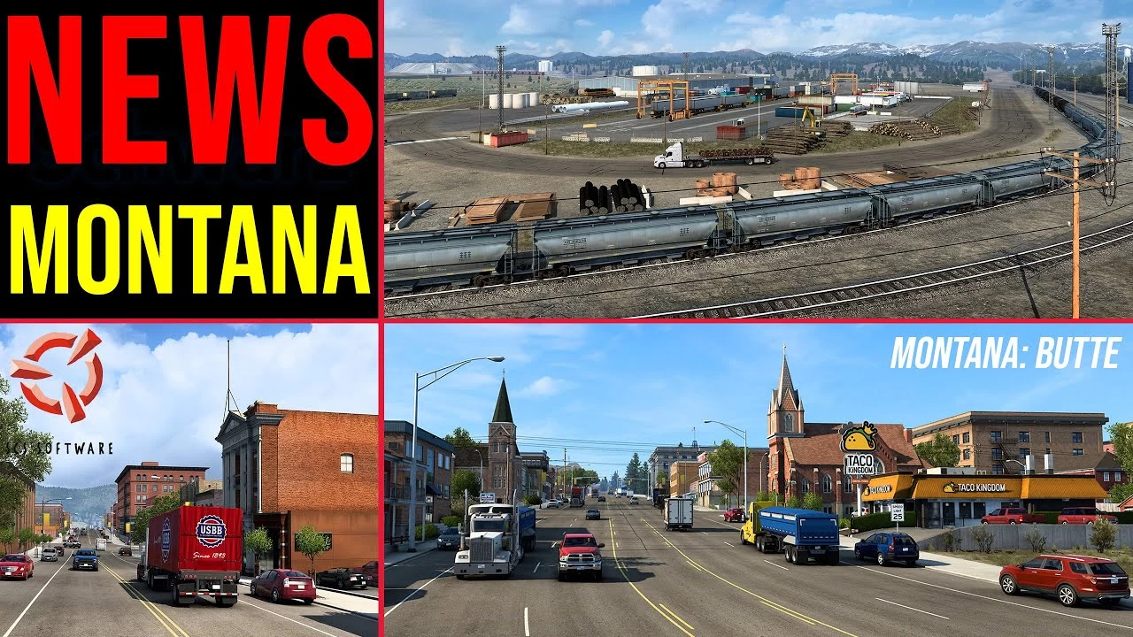 Montana DLC: Butte & Port of Montana for ATS