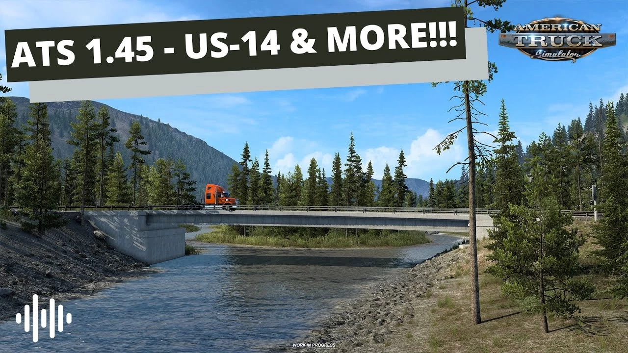 American Truck Simulator - 1.45 Update: Cody and US-14