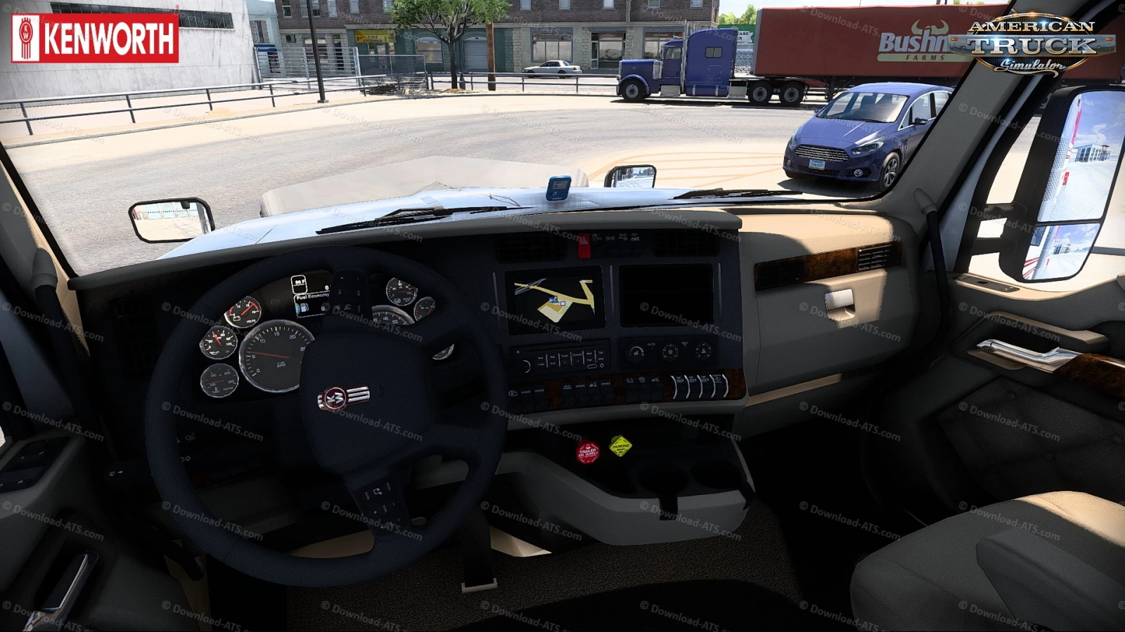 Kenworth T610 + Interior v1.6.44 by GTM Team (1.44.x) for ATS