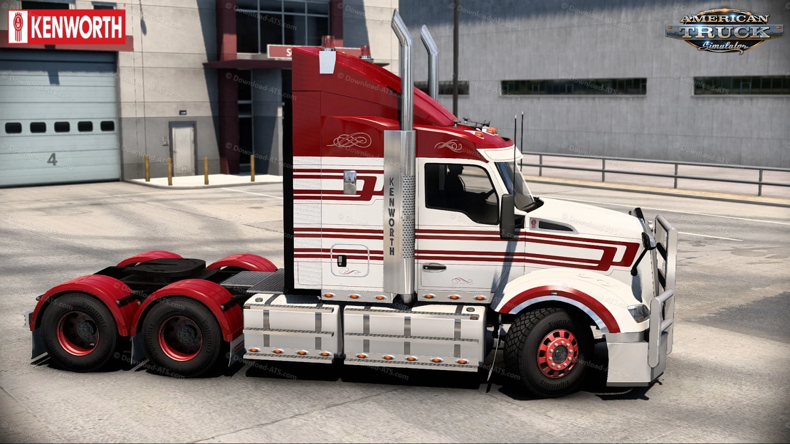 Kenworth T610 + Interior v1.6.54 by GTM Team (1.54.x) for ATS