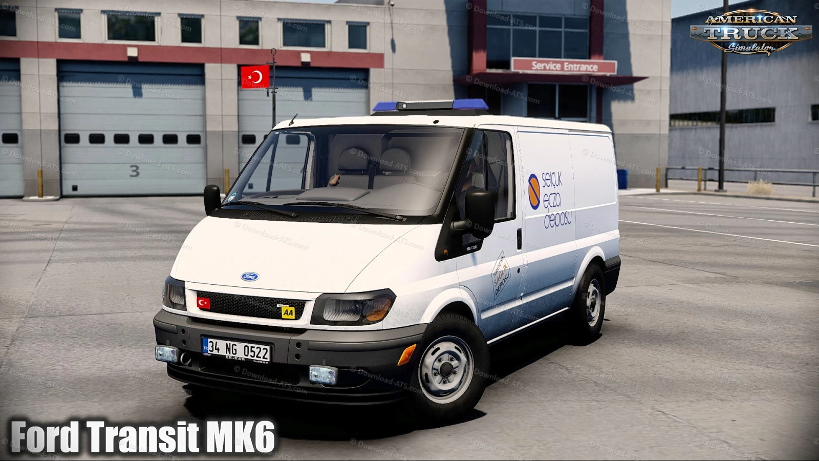 Ford Transit MK6 + Interior v1.140 (1.48.x) for ATS