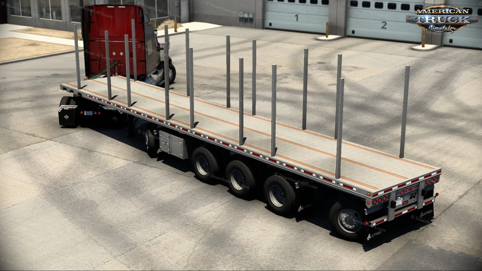 Alutrec Flatbed Trailer v1.1.7 by Smarty (1.55.x) for ATS