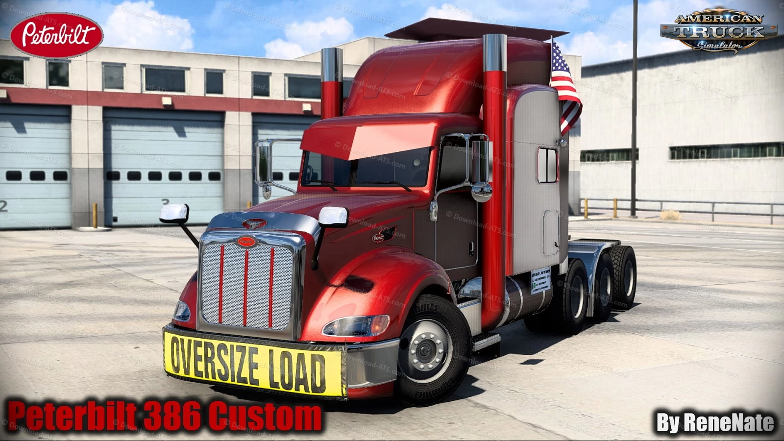 Peterbilt 386 Custom Truck v1.7 By ReneNate (1.48.x) for ATS