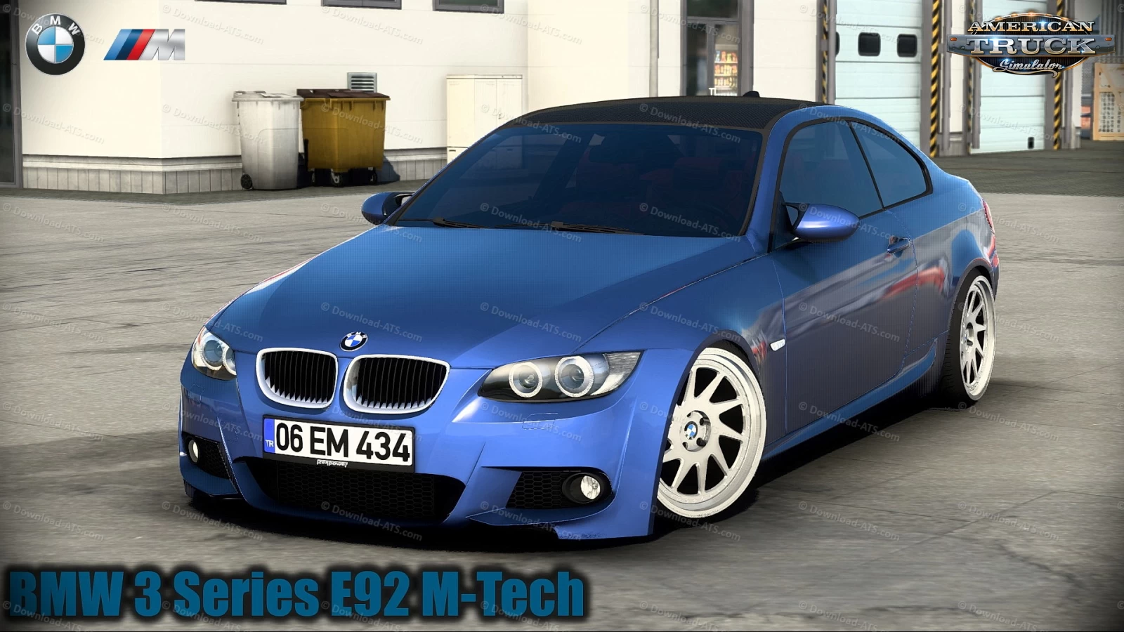 BMW 3 Series E92 M-Tech + Interior v1.3 (1.44.x) for ATS