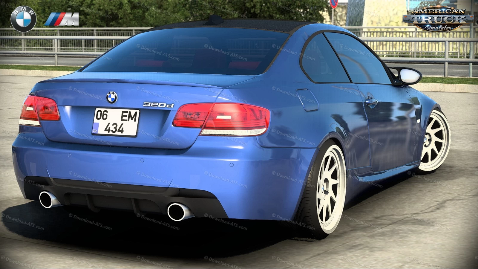 BMW 3 Series E92 M-Tech + Interior v2.4 (1.57.x) for ATS