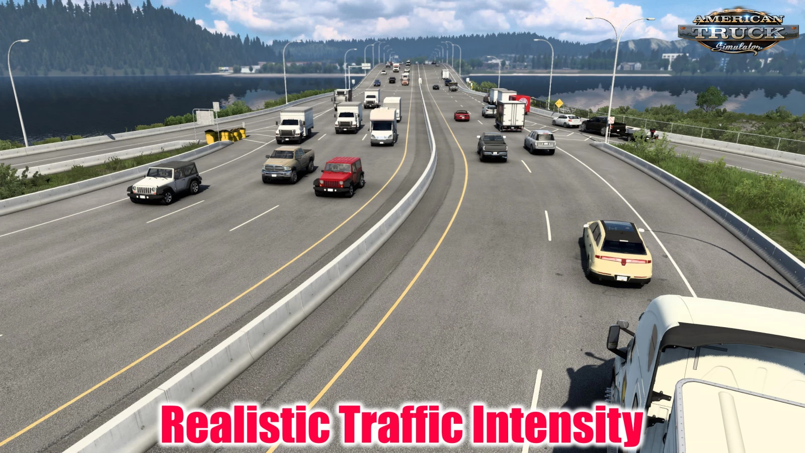 Realistic Traffic Intensity v1.4 (1.44.x) for ATS