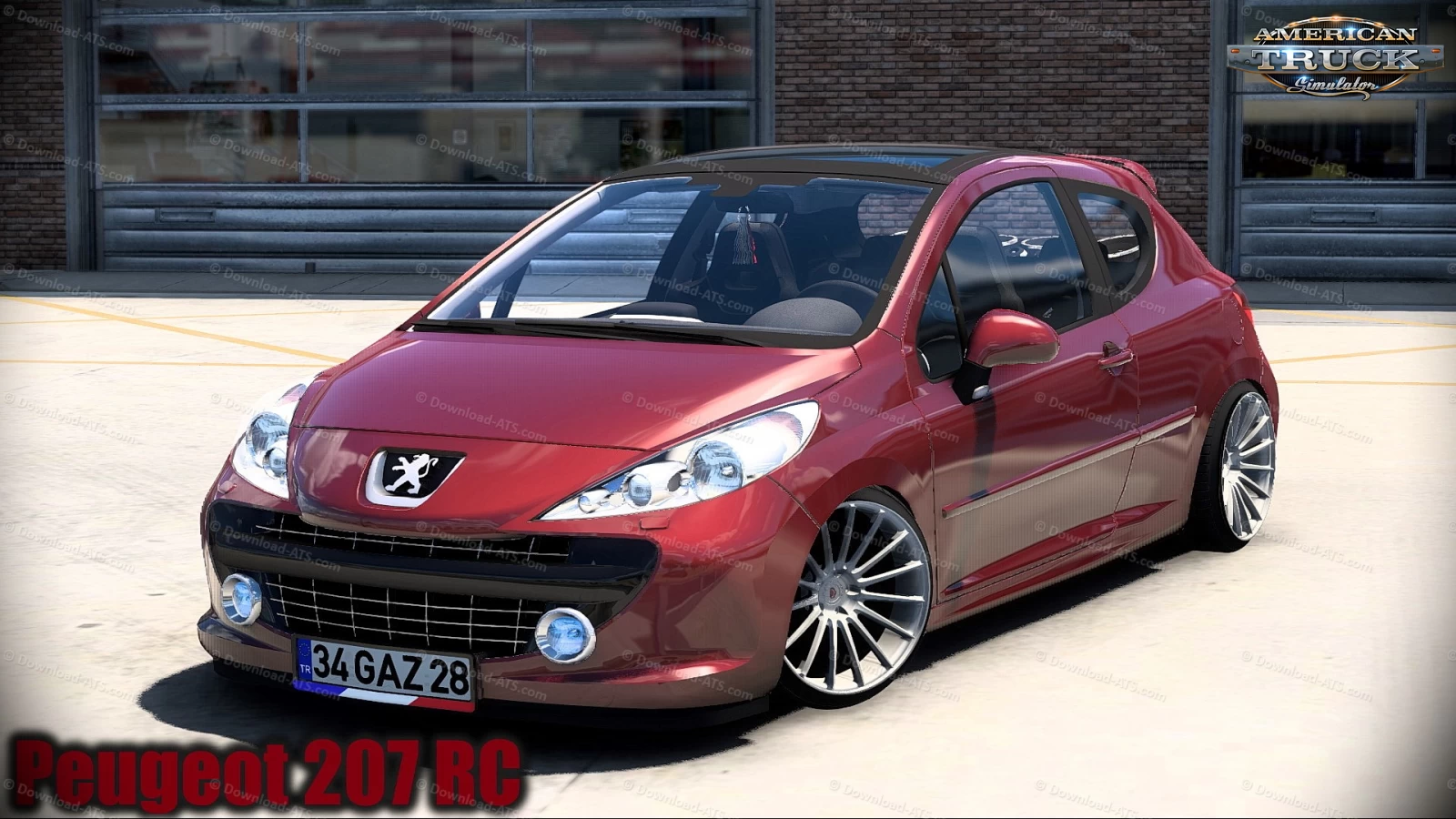 Peugeot 207 RC + Interior v1.7 (1.49.x) for ATS