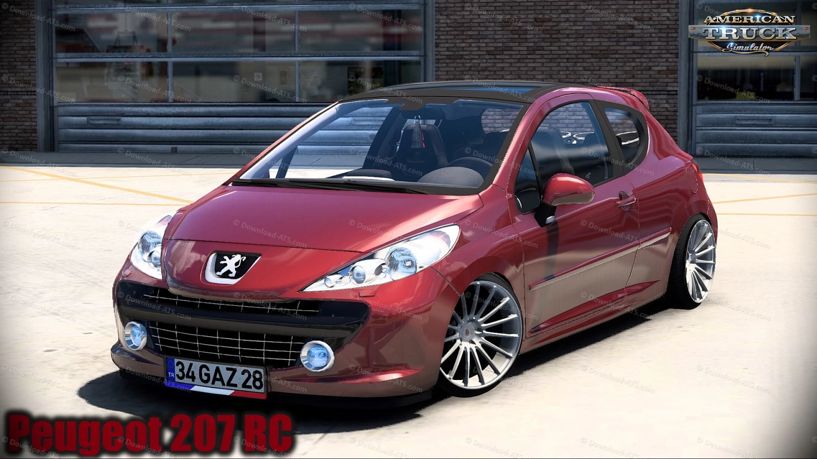 Peugeot 207 RC + Interior v1.9 (1.53.x) for ATS